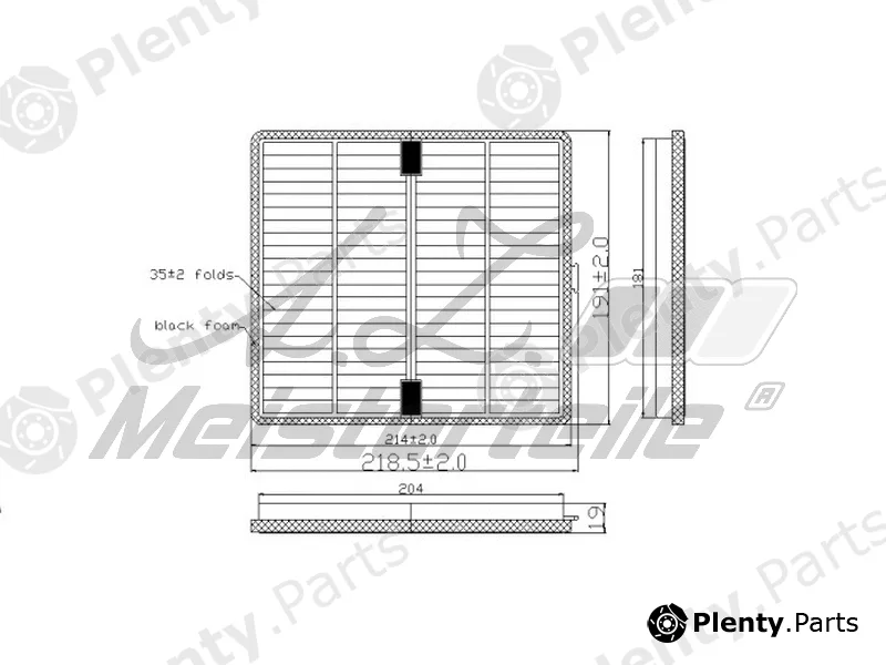 A.Z. Meisterteile AZMT-41-010-1488 — Filter, cabin air