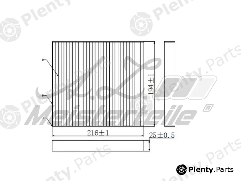 A.Z. Meisterteile AZMT-41-010-1807 — Filter, cabin air
