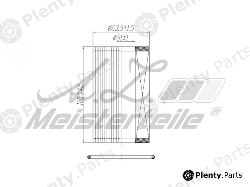 A.Z. Meisterteile AZMT-41-040-1339 — Oil Filter