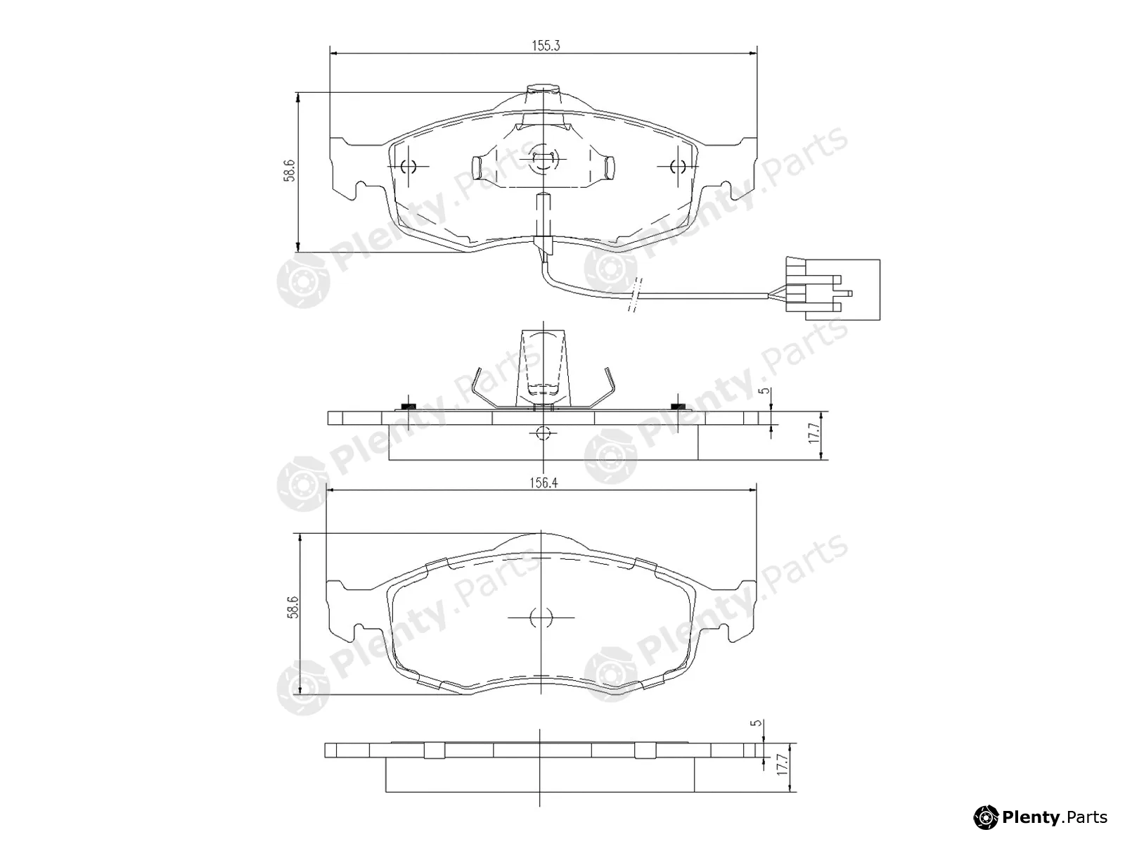 A.Z. Meisterteile AZMT-44-022-1394 — Brake Pad Set, disc brake