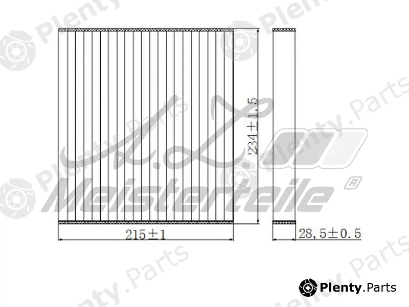A.Z. Meisterteile AZMT-41-010-1621 — Filter, cabin air