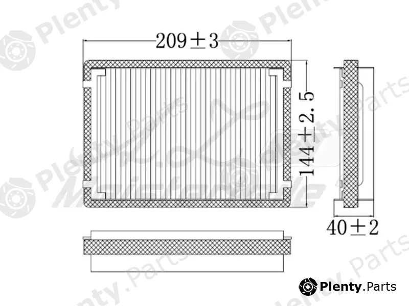 A.Z. Meisterteile AZMT-41-010-1462 — Filter, cabin air