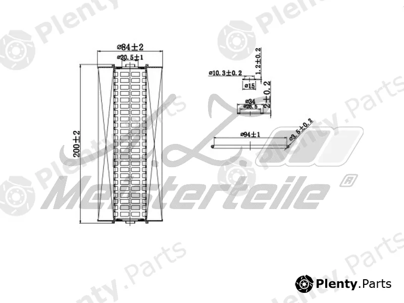 A.Z. Meisterteile AZMT-41-040-1350 — Oil Filter
