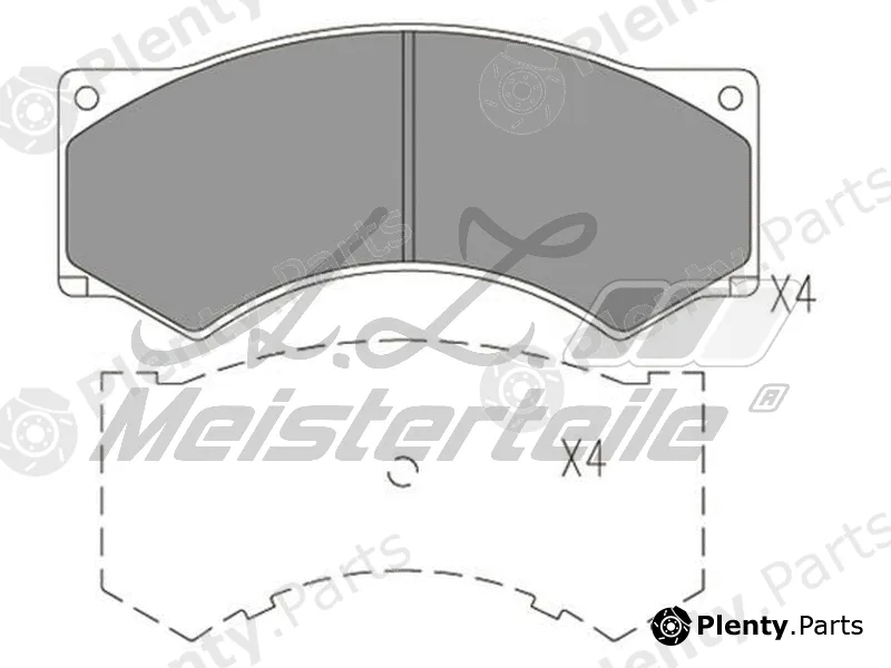A.Z. Meisterteile AZMT-44-022-2353 — Brake Pad Set, disc brake