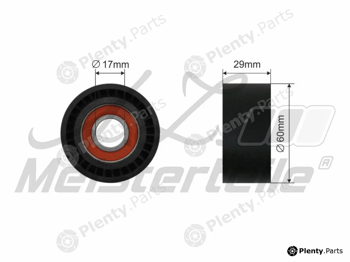 A.Z. Meisterteile AZMT-20-031-1301 — Deflection/Guide Pulley, V-ribbed belt