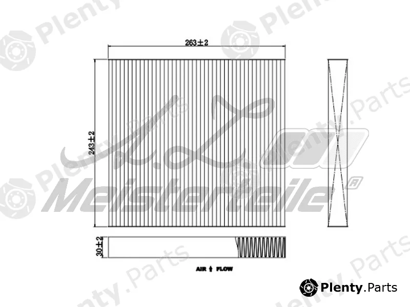 A.Z. Meisterteile AZMT-41-010-1672 — Filter, cabin air