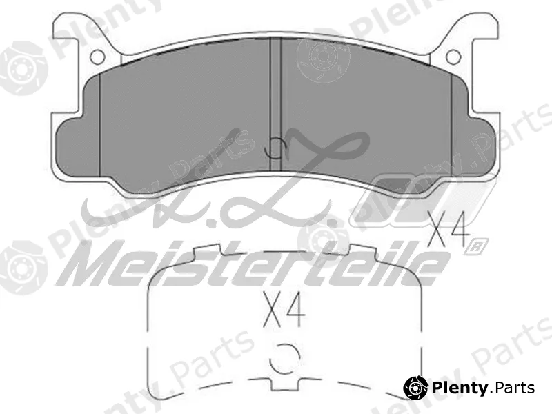 A.Z. Meisterteile AZMT-44-022-1668 — Brake Pad Set, disc brake