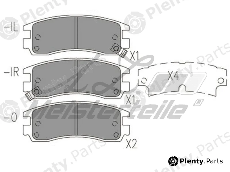 A.Z. Meisterteile AZMT-44-022-1694 — Brake Pad Set, disc brake