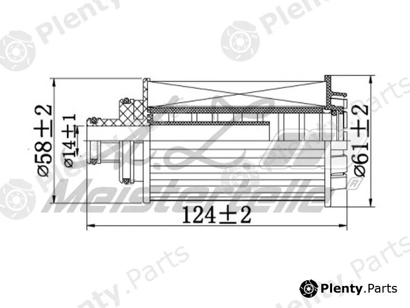 A.Z. Meisterteile AZMT-41-040-1324 — Oil Filter