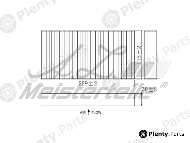 A.Z. Meisterteile AZMT-41-010-1567 — Filter, cabin air