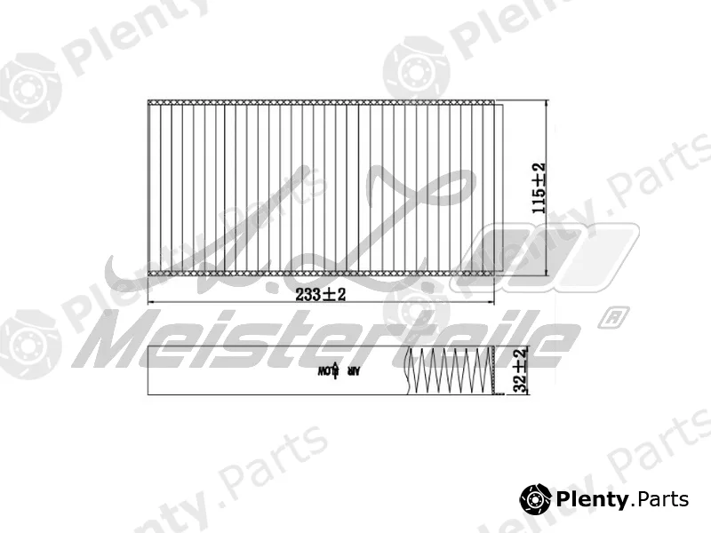 A.Z. Meisterteile AZMT-41-010-1736 — Filter, cabin air