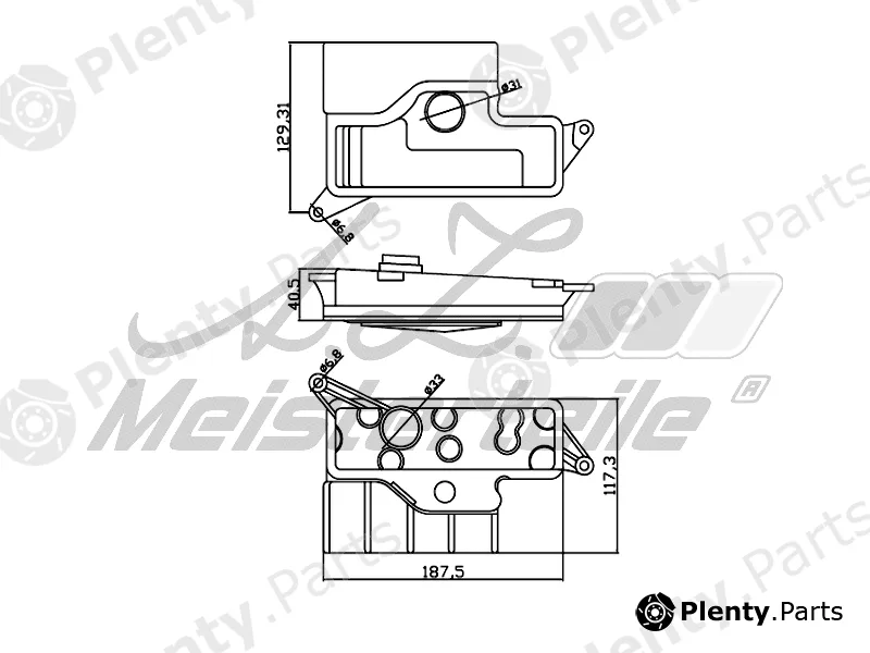 A.Z. Meisterteile AZMT-41-050-1127 — Hydraulic Filter, automatic transmission