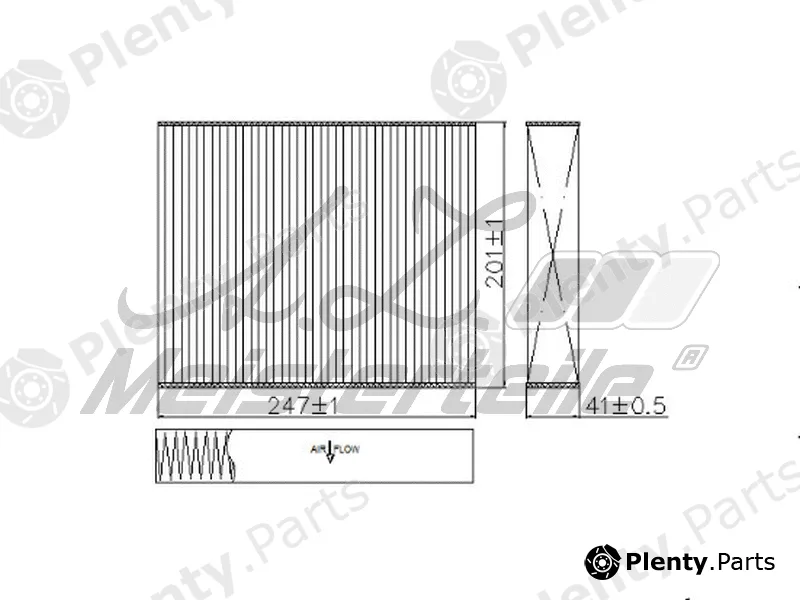 A.Z. Meisterteile AZMT-41-010-1793 — Filter, cabin air