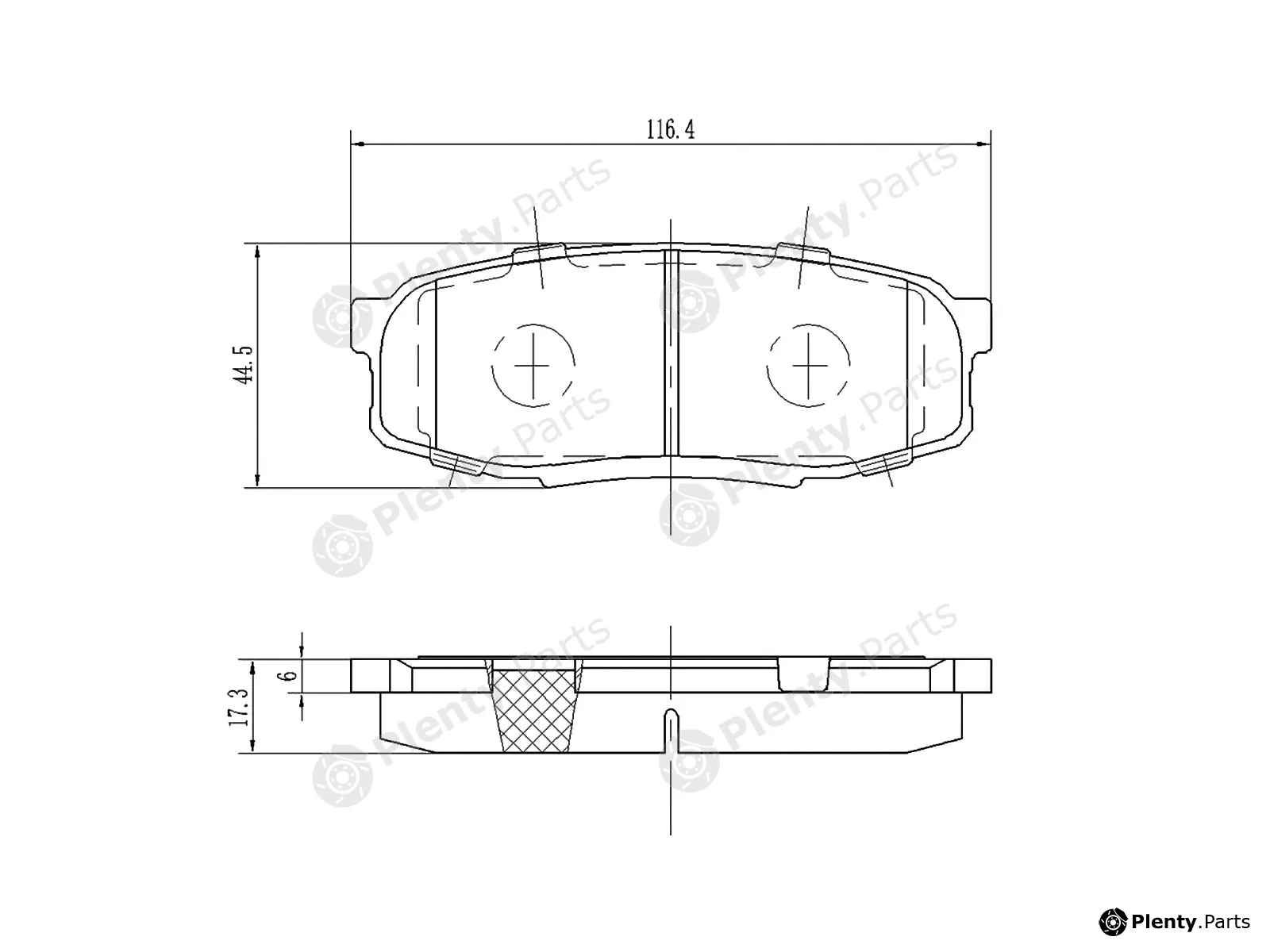 A.Z. Meisterteile AZMT-44-022-1334 — Brake Pad Set, disc brake