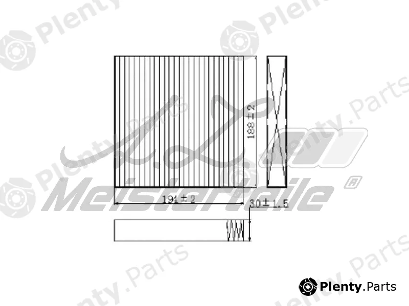 A.Z. Meisterteile AZMT-41-010-1580 — Filter, cabin air