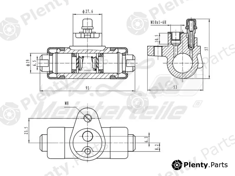 A.Z. Meisterteile AZMT-44-111-1125 — Wheel Brake Cylinder