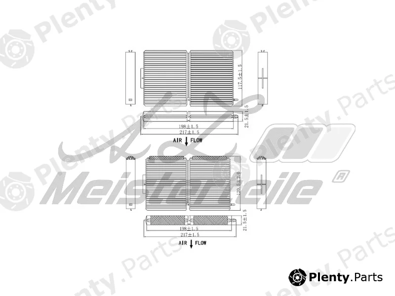 A.Z. Meisterteile AZMT-41-010-1613 — Filter, cabin air