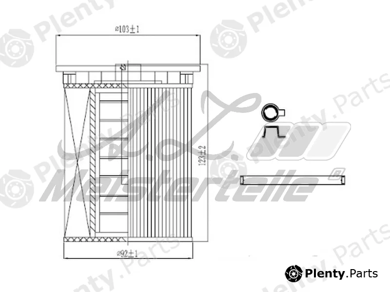 A.Z. Meisterteile AZMT-41-020-1413 — Fuel Filter