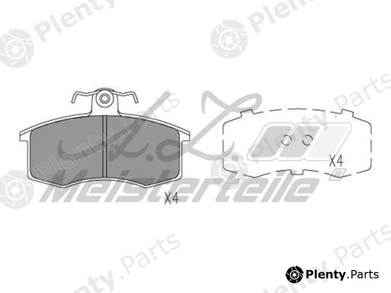 A.Z. Meisterteile AZMT-44-022-2345 — Brake Pad Set, disc brake