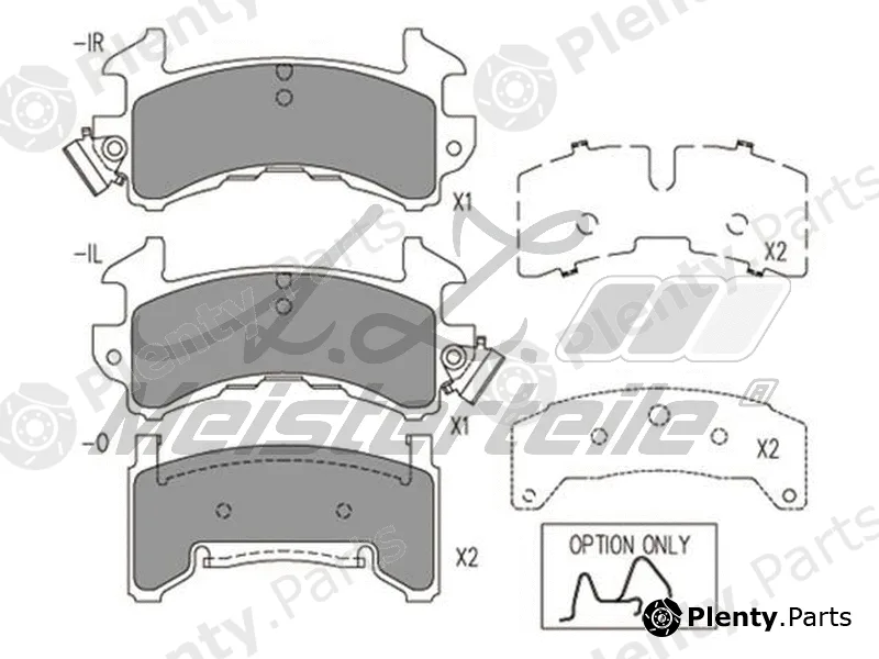 A.Z. Meisterteile AZMT-44-022-1878 — Brake Pad Set, disc brake