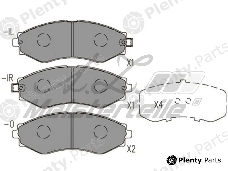 A.Z. Meisterteile AZMT-44-022-2291 — Brake Pad Set, disc brake