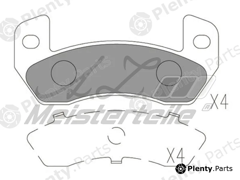 A.Z. Meisterteile AZMT-44-022-1803 — Brake Pad Set, disc brake