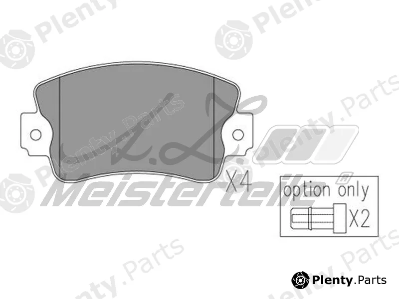 A.Z. Meisterteile AZMT-44-022-2242 — Brake Pad Set, disc brake