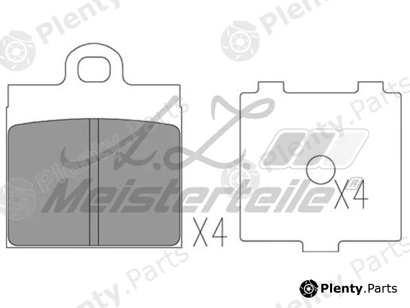A.Z. Meisterteile AZMT-44-022-1830 — Brake Pad Set, disc brake