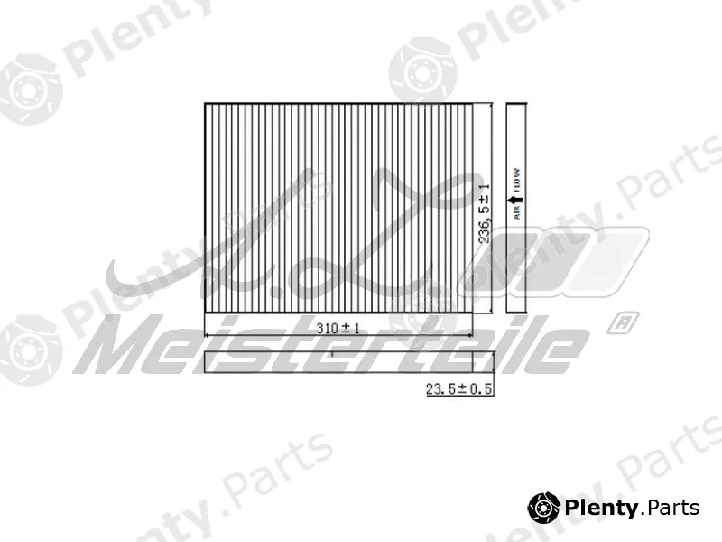 A.Z. Meisterteile AZMT-41-010-1688 — Filter, cabin air