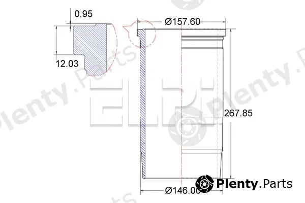 Elpi LP1802233 — Cylinder Sleeve