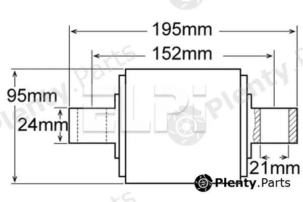 Elpi LP2053045 — Repair Kit, control/trailing arm