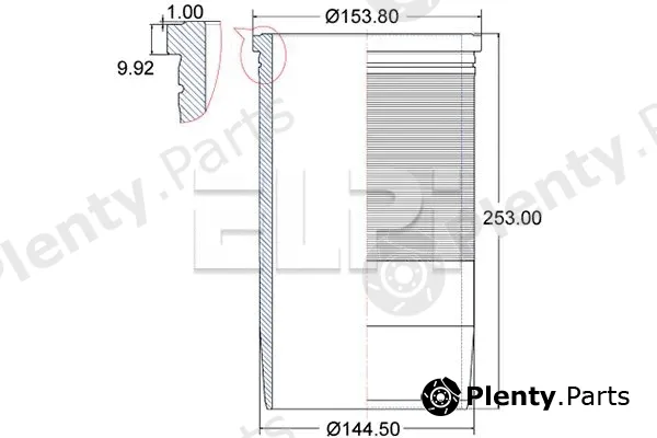 Elpi LP1803029 — Cylinder Sleeve