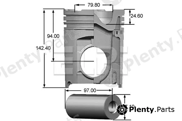 Elpi LP1812725STD — Piston