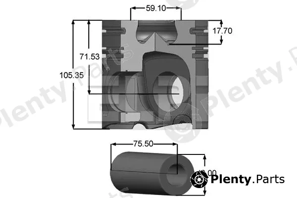 Elpi LP1814504STD — Piston