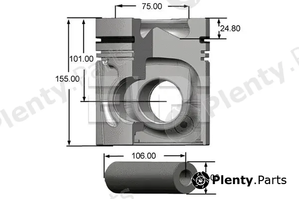 Elpi LP1812230STD — Piston