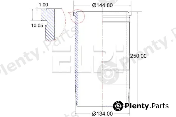 Elpi LP1802620 — Cylinder Sleeve