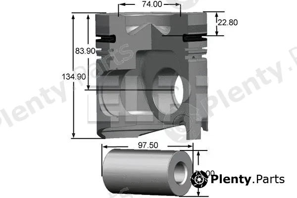 Elpi LP1813221STD — Piston