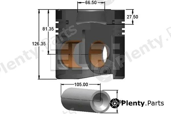 Elpi LP1813035STD — Piston