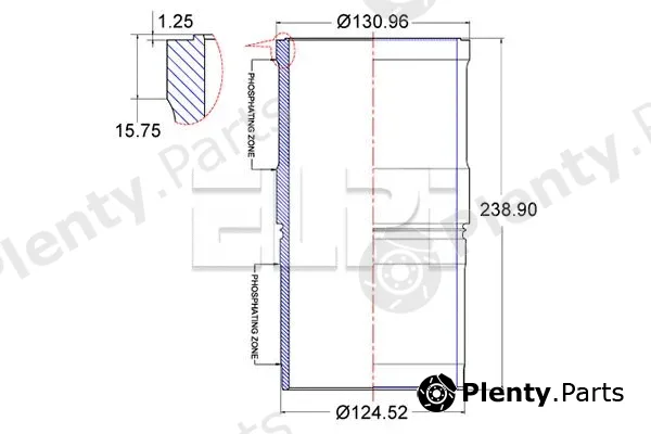Elpi LP1804514 — Cylinder Sleeve