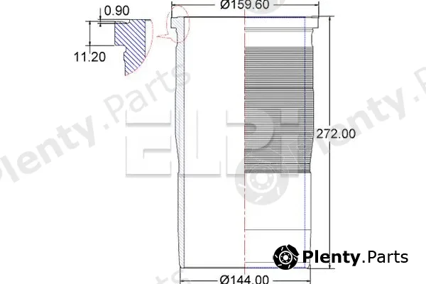 Elpi LP1803433 — Cylinder Sleeve