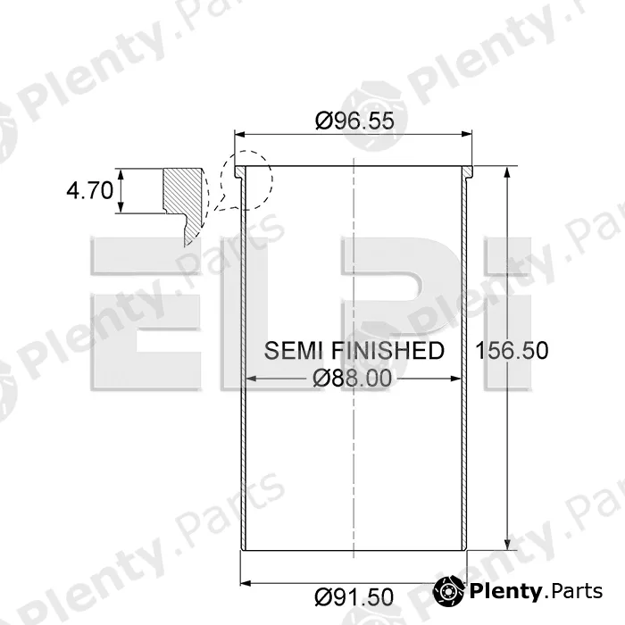 Elpi LP1803005 — Cylinder Sleeve