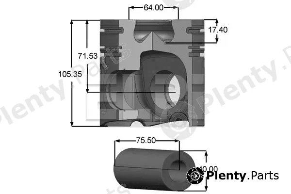 Elpi LP1814505STD — Piston