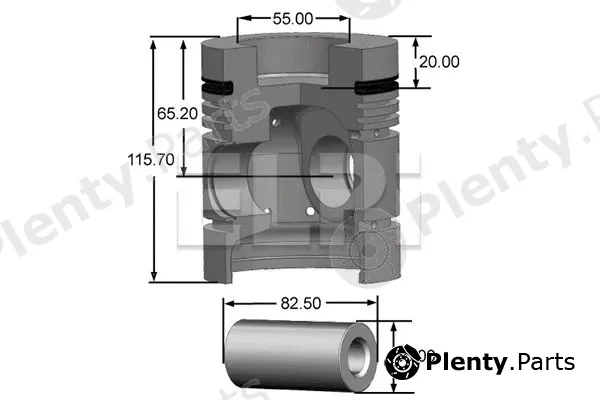 Elpi LP1813014STD — Piston