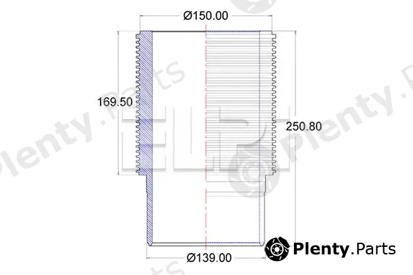 Elpi LP1804925 — Cylinder Sleeve