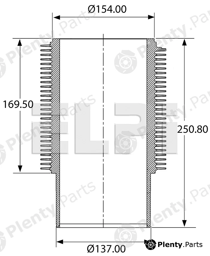 Elpi LP1804926 — Cylinder Sleeve