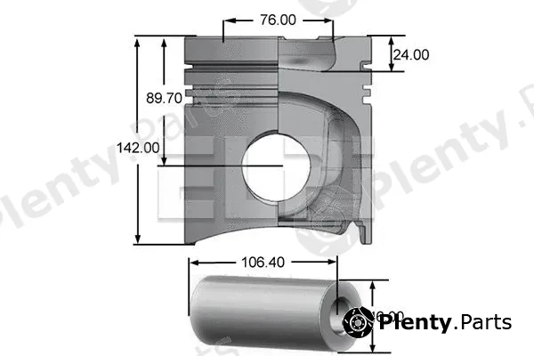 Elpi LP1812829STD — Piston