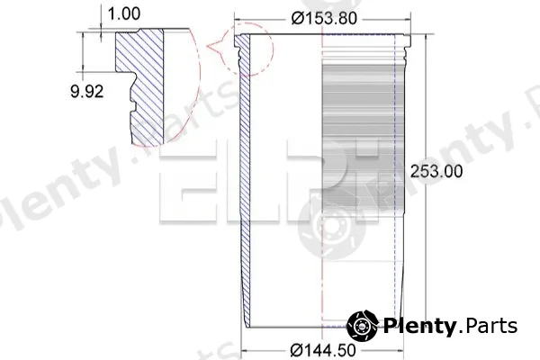Elpi LP1803026 — Cylinder Sleeve