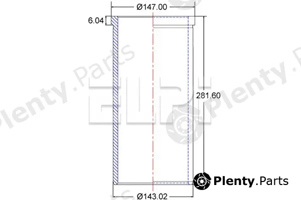 Elpi LP1802637 — Cylinder Sleeve