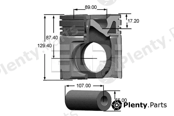 Elpi LP1813431STD — Piston