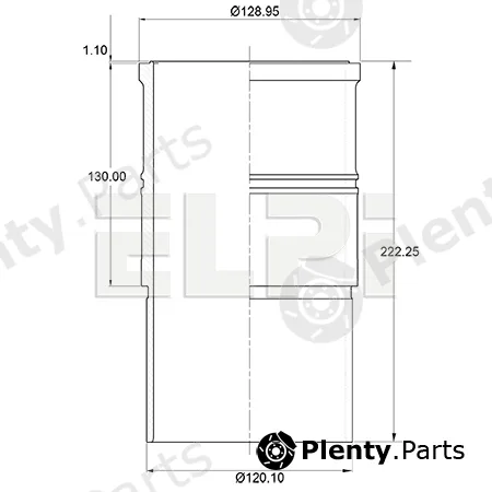 Elpi LP1804312 — Cylinder Sleeve